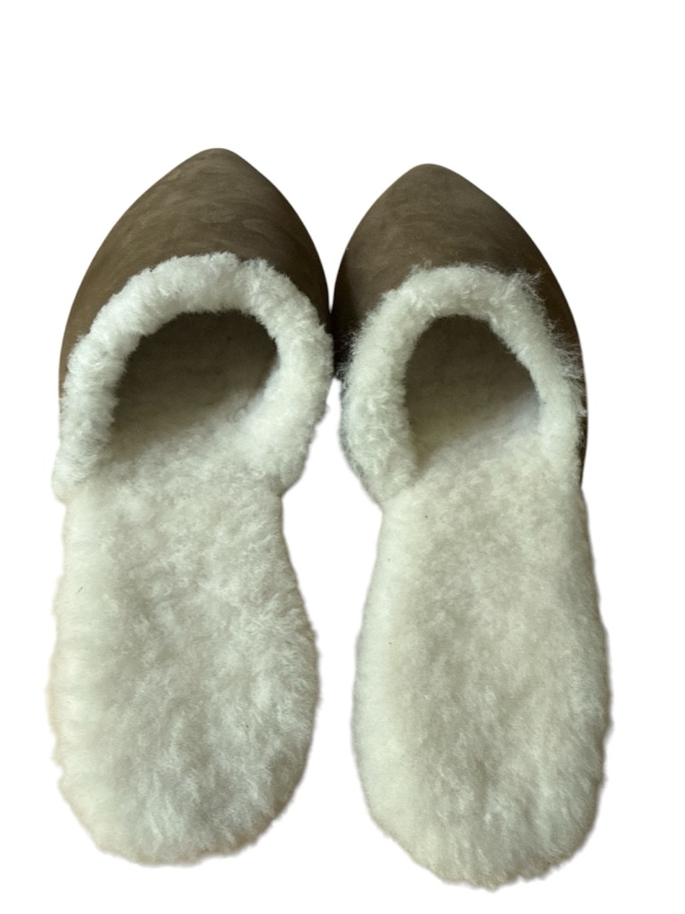 Jenni Kanye Shearling Lined Suede Mules size 7 - Picture 7 of 9